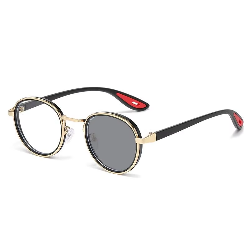 Gaming Glasses Blue Light - Женские ретро-очки с фотохромными линзами и