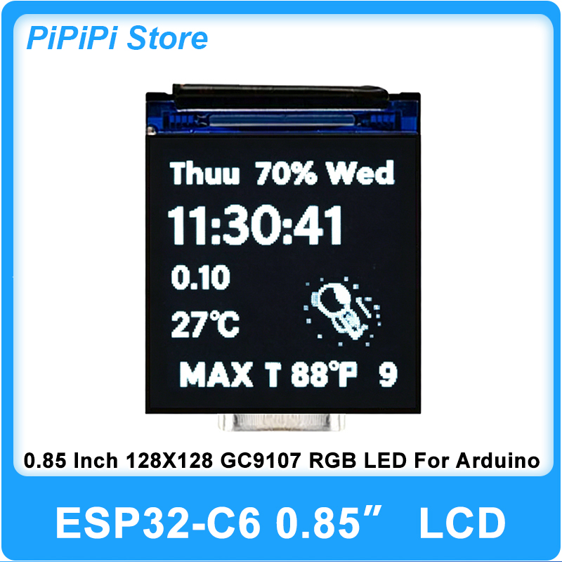Rgb Light Strip - Плата разработки ESP32 C6 с IPS-экраном