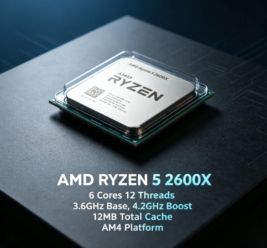 Pc Gaming Ryzen - Процессор AMD R5 2600X 12 нм,