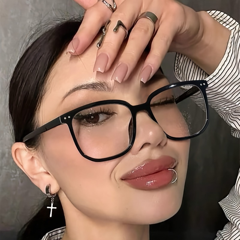 Gaming Glasses Blue Light - Большие квадратные очки с защитой от