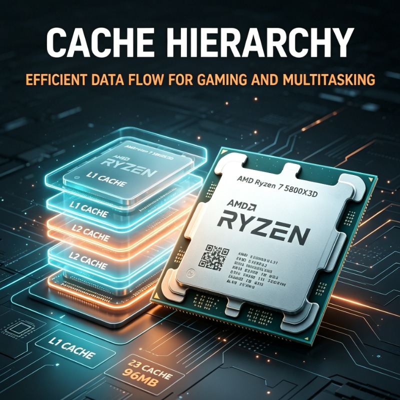 Pc Gaming Ryzen - Игровой процессор Ryzen 7 5800X3D для