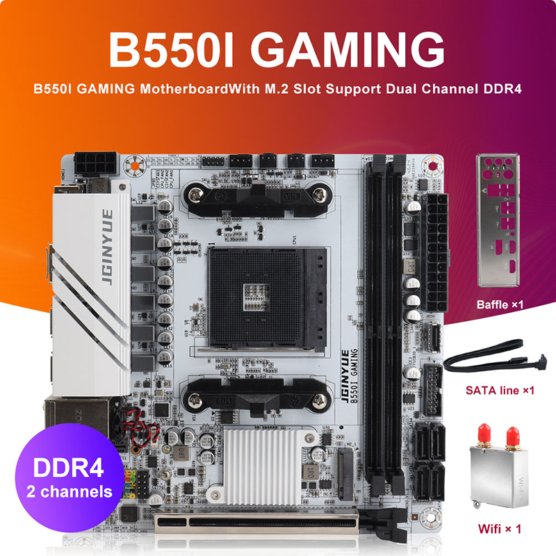 Pc Gaming Ryzen - Игровая материнская плата JINGYUE B550I AM4