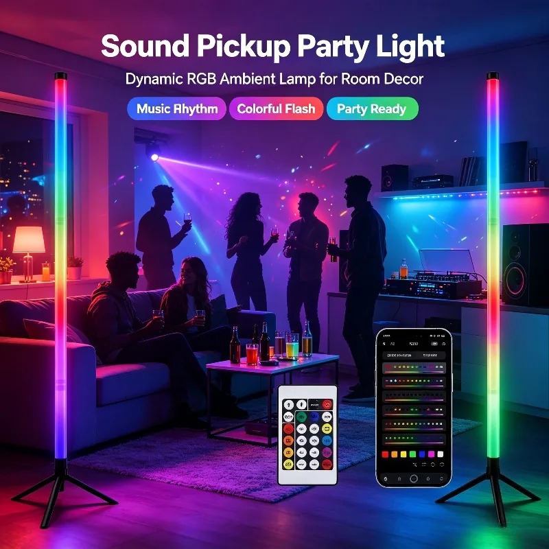 Rgb Light Strip - 2 шт. 120-см RGB-светильники для пола,
