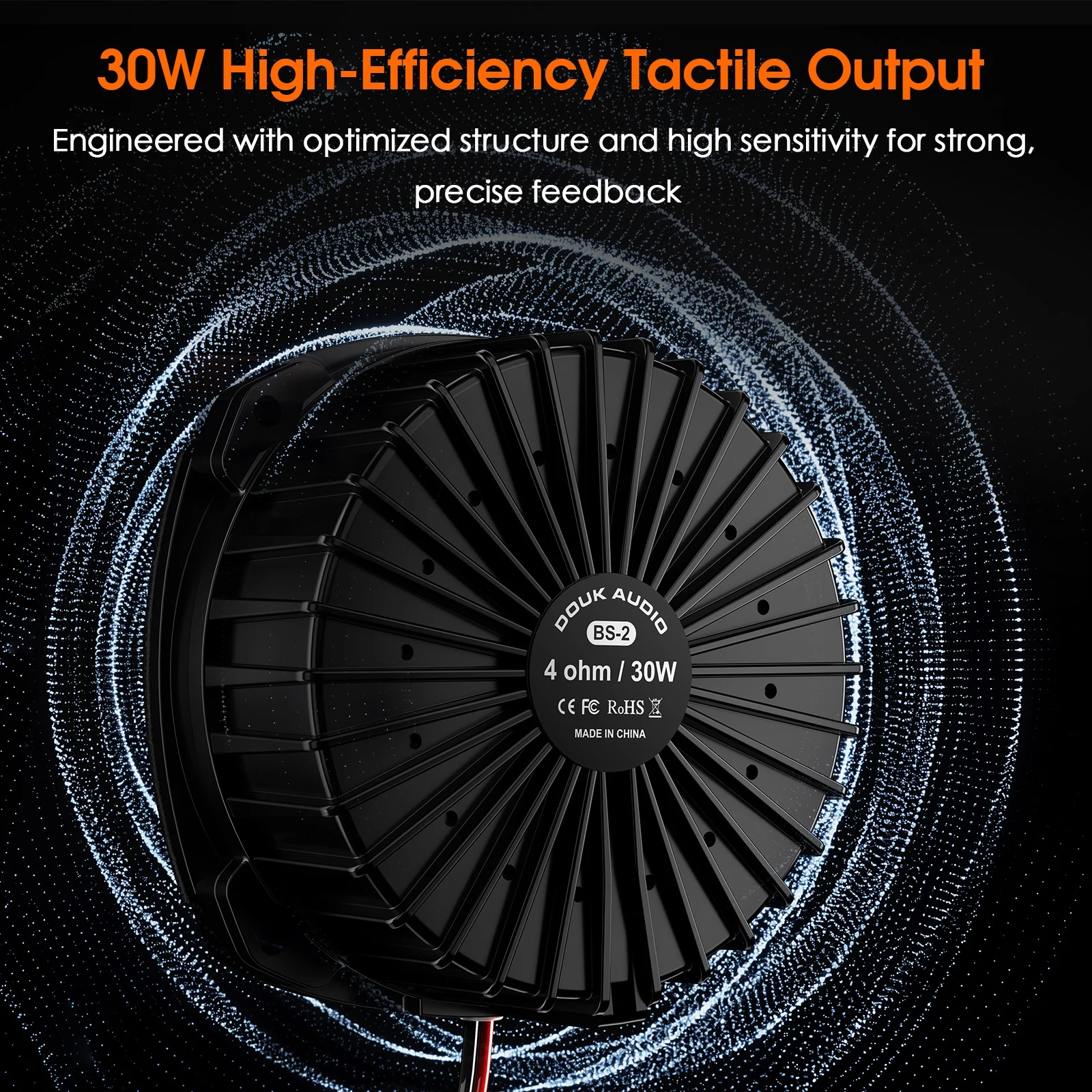 Вибромотор Douk Audio BS-2 30W – обзор и цена Gaming Speaker