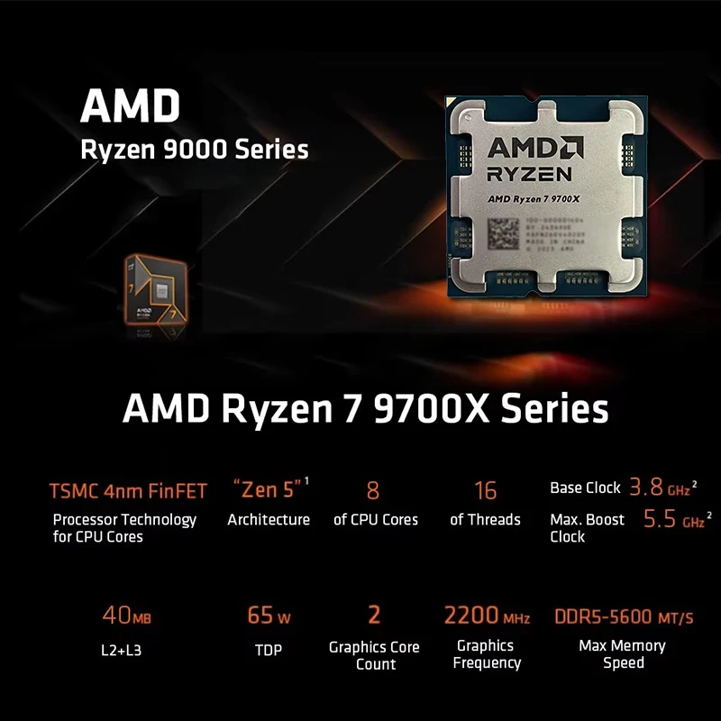 Процессор AMD Ryzen 7 9700X, р – обзор и цена Pc Gaming Ryzen