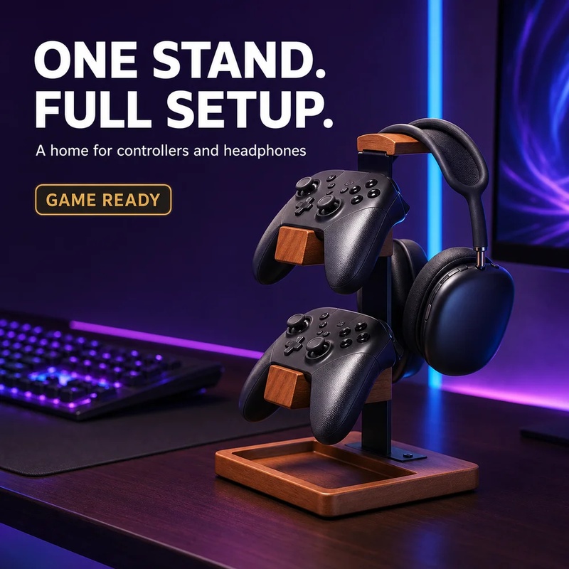 Деревянная подставка для наушн – обзор и цена Pc Gaming Earphones