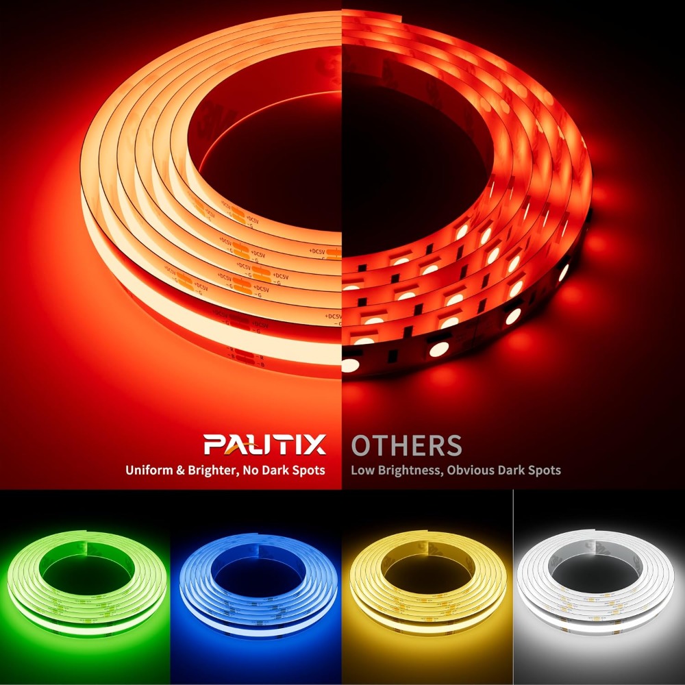 Светодиодная лента COB RGB с п – обзор и цена Rgb Light Strip