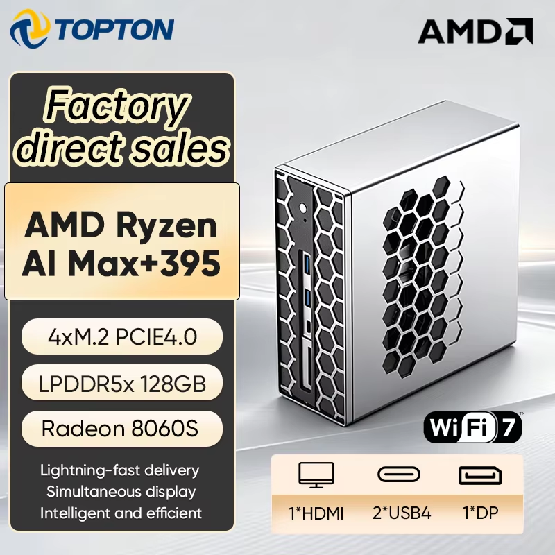 Игровой мини-ПК Topton AI на б – обзор и цена Pc Gaming Ryzen
