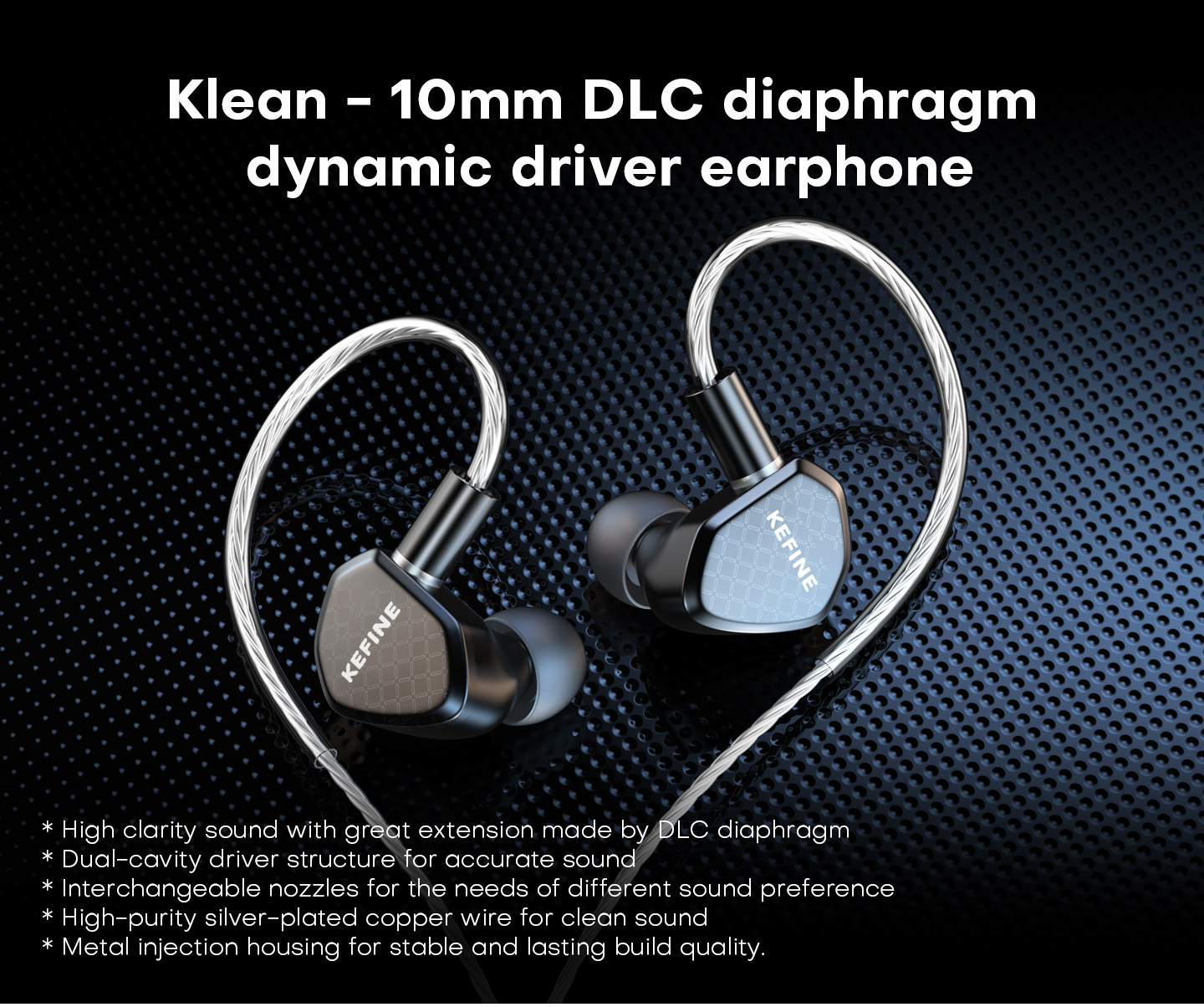 KEFINE Klean 10 мм DLC диафраг – обзор и цена Pc Gaming Earphones