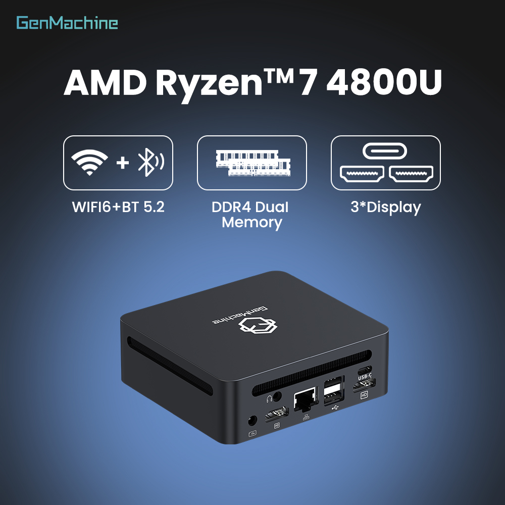 Мини-ПК GenMachine AMD Ryzen 7 – обзор и цена Pc Gaming Ryzen