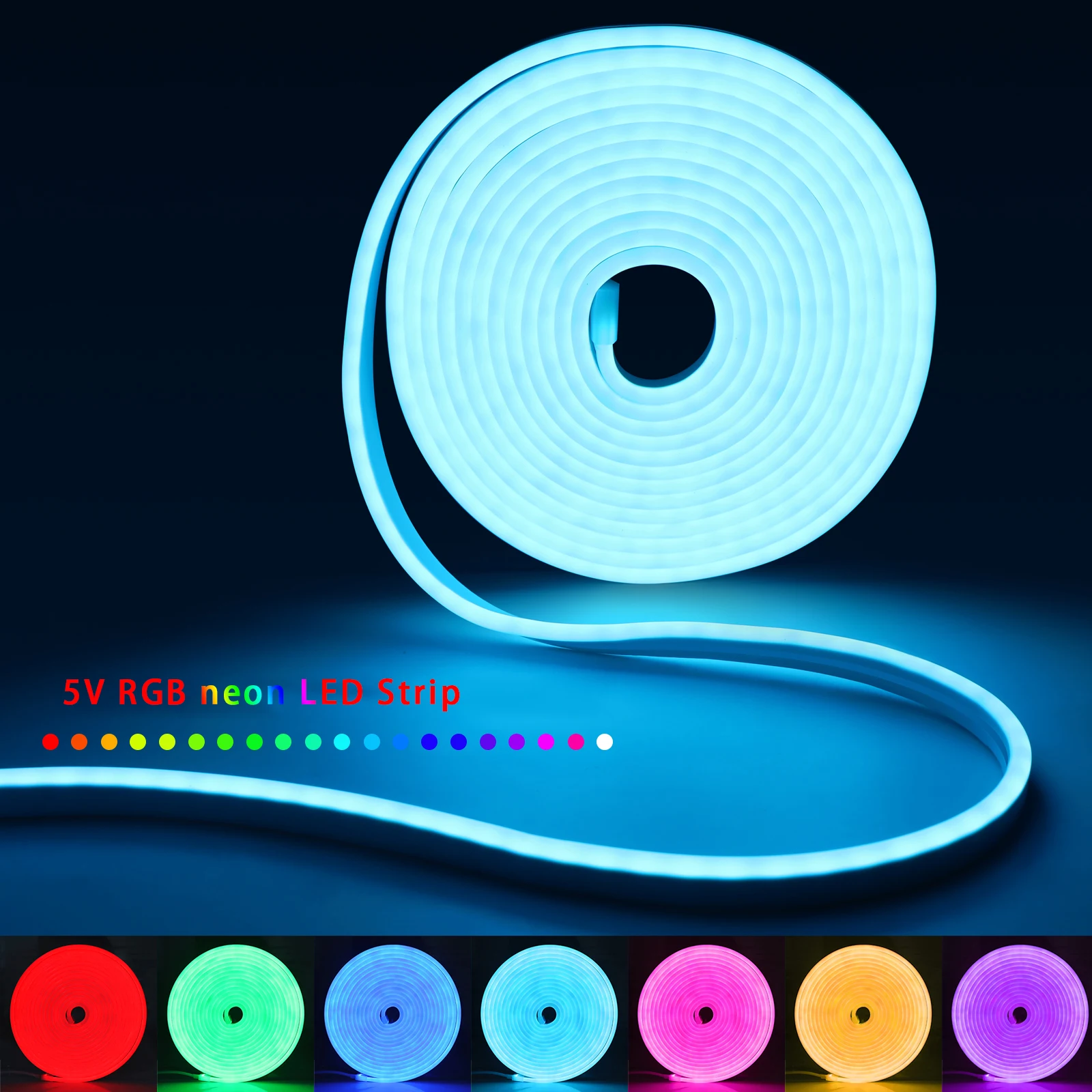 1-5 м RGB светодиодный неоновы – обзор и цена Rgb Light Strip
