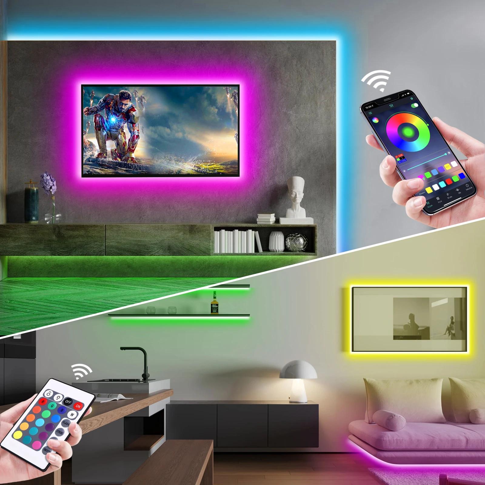1-5 м RGB светодиодный неоновы – обзор и цена Rgb Light Strip